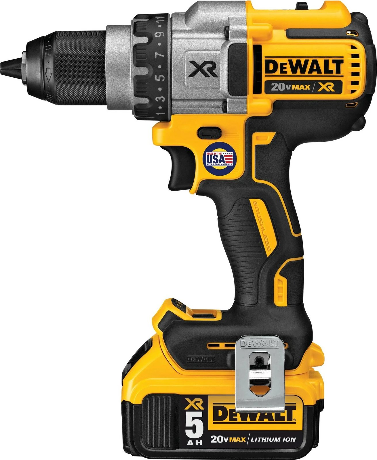 Vidashkruese DeWALT XR 18V 5Ah, verdhë/zezë