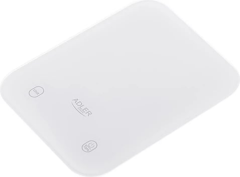 Peshore kuzhine, Adler, AD 3181, 10 kg, ekran LED, platformë xhami të temperuar 205x150 mm, e bardhë