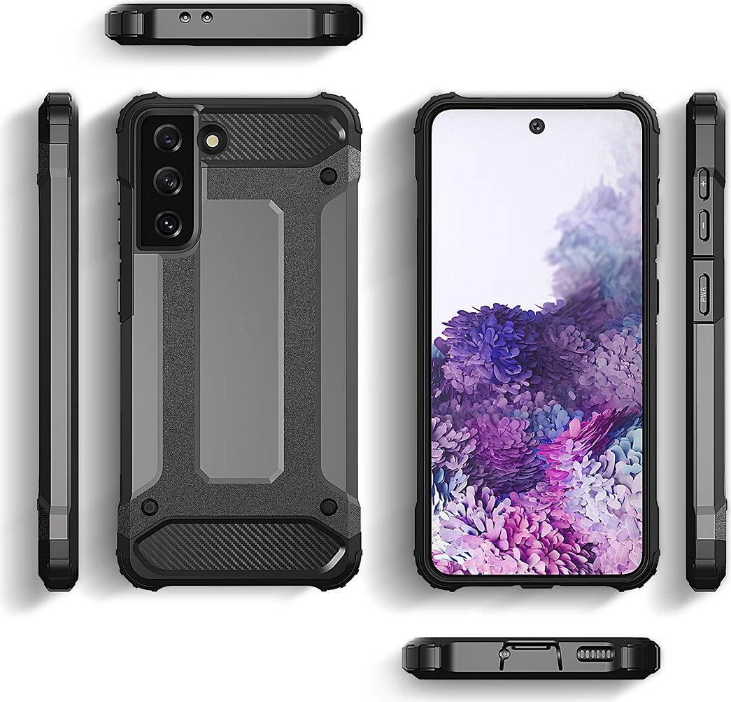 Mbështjellës Hurtel Hybrid Armor për Samsung Galaxy S23+, kaltër