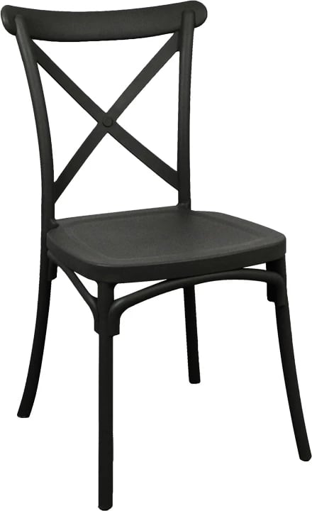 Karrige Crossie pp, ngjyrë e zezë, 38x46.5x82cm