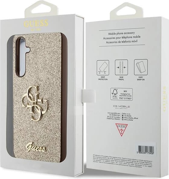 Mbështjellës Guess Glitter Script Big 4G për Samsung Galaxy S23 FE, TPU, Ari Mbështjellës Guess Glitter Script Big 4G për Samsung Galaxy S23 FE, TPU, Ari