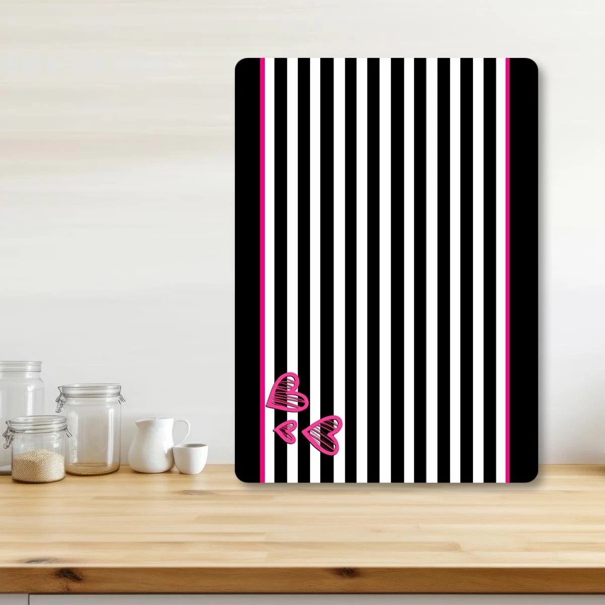 Dërrasë prerëse prej xhami të temperuar, shumëngjyrëshe, Hermia, Ckt49 - 2535, 25x35cm