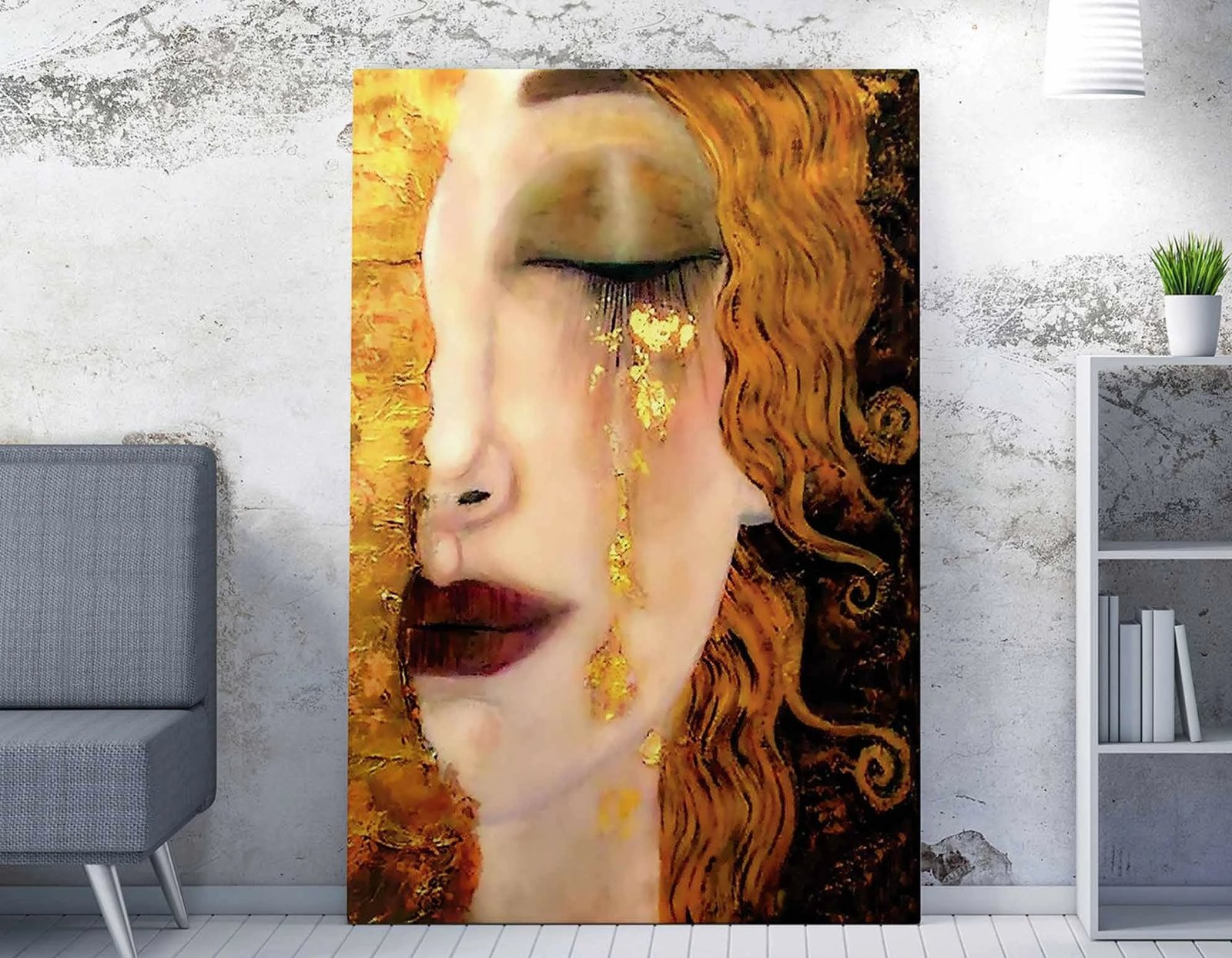 Pikturë dekorative në kanavacë, Wallity WY142, shumëngjyrëshe, 70x100cm