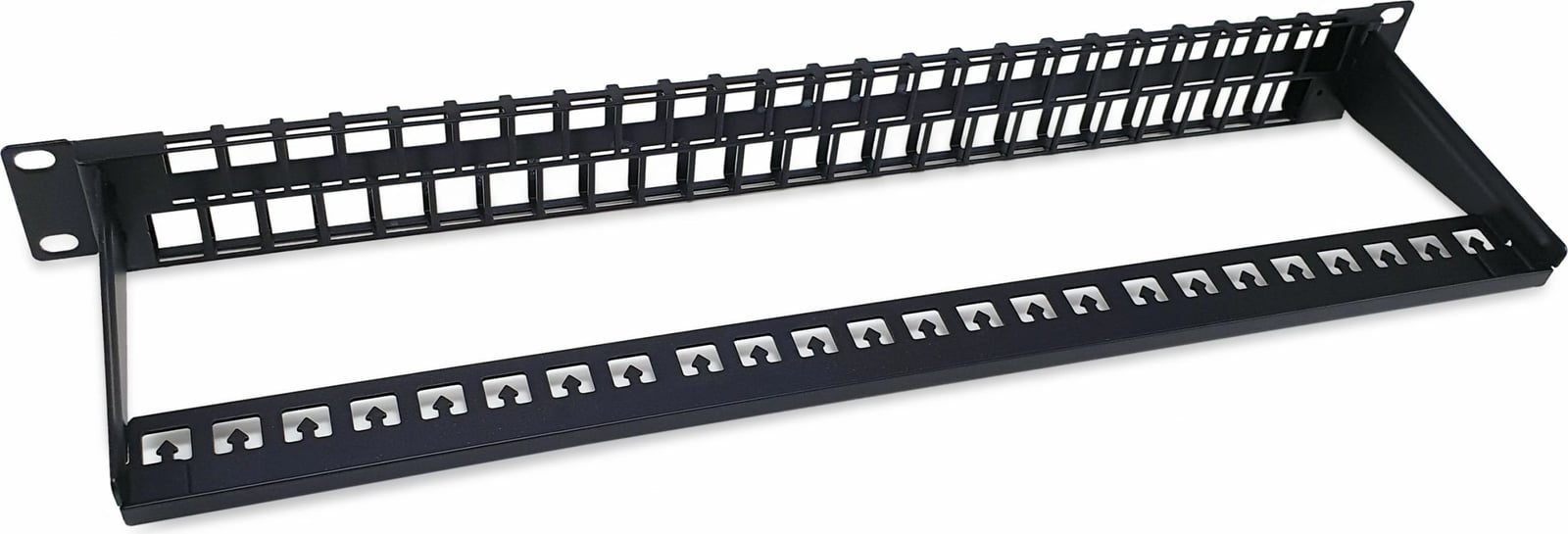 Patch panel rrjeti Equip 48-porta Cat6, 1U, i zi