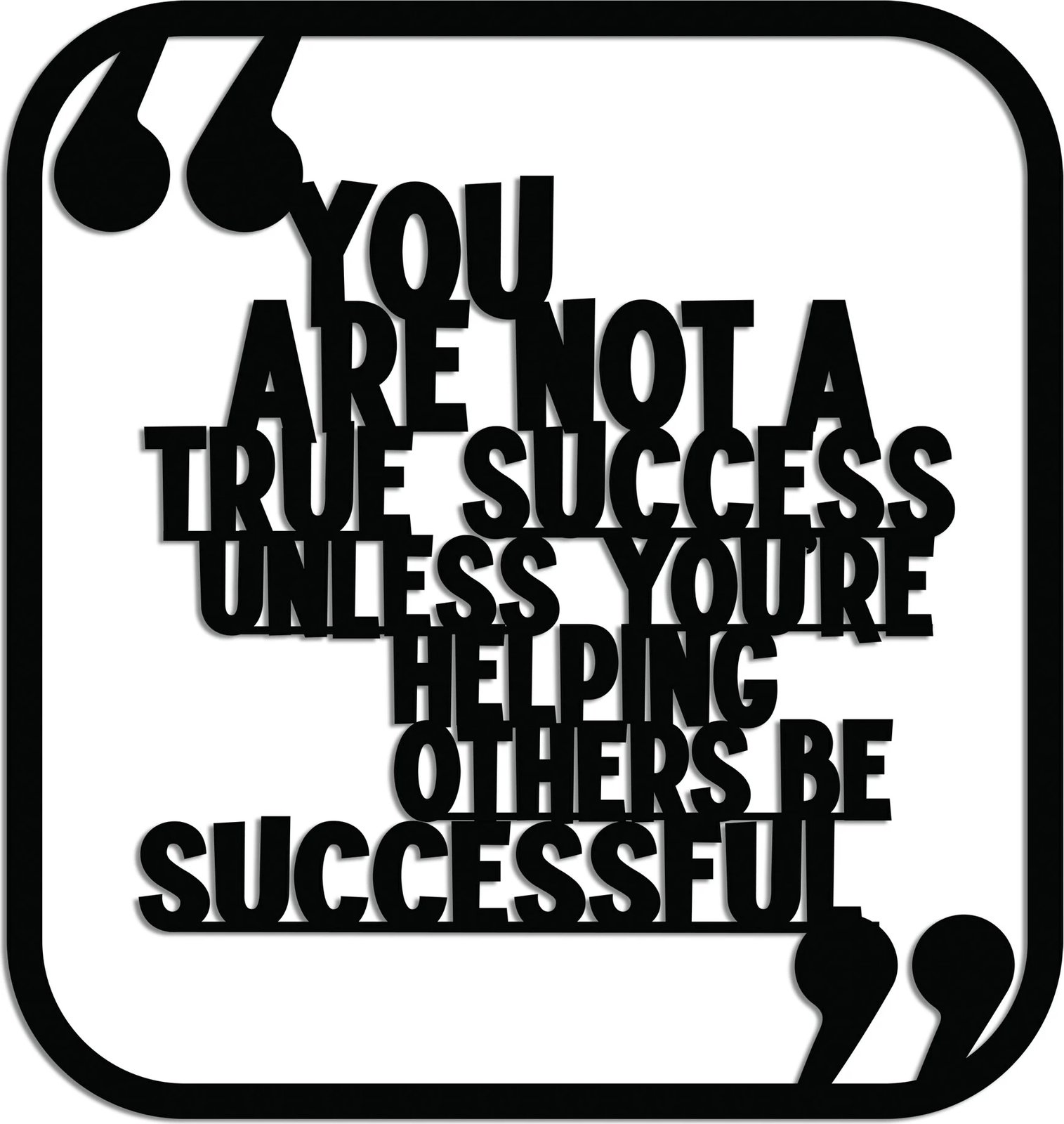 Aksesor dekorativ metalik për mur, Wallity, Jon Gordon, ngjyrë e zezë, 50x50cm