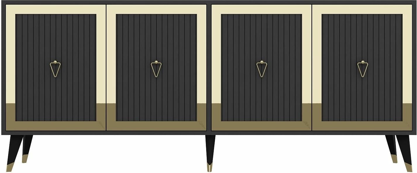 Konsolë Skye Decor, anthracite, ari