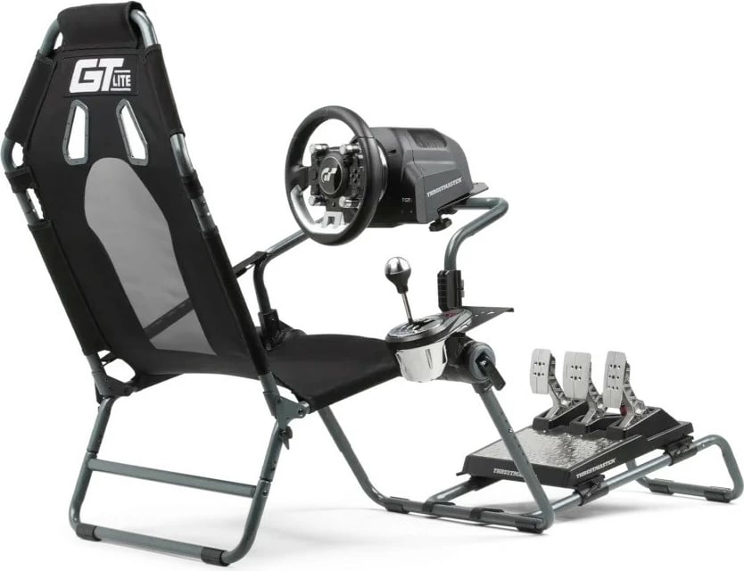 Kokpit gaming Next Level Racing GT Lite, NLR-S021GR, gri karbon
