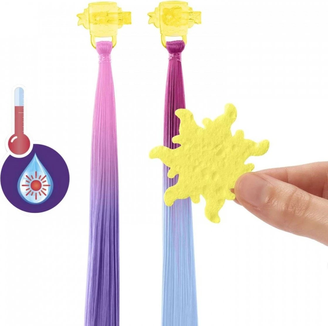 Kukull Disney Princess Rapunzel Mattel HLW18 me flokë shumë të gjatë, me aksesorë, vjollcë, set