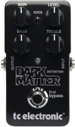 Efekt kitarë TC Electronic Dark Matter Distortion, i zi