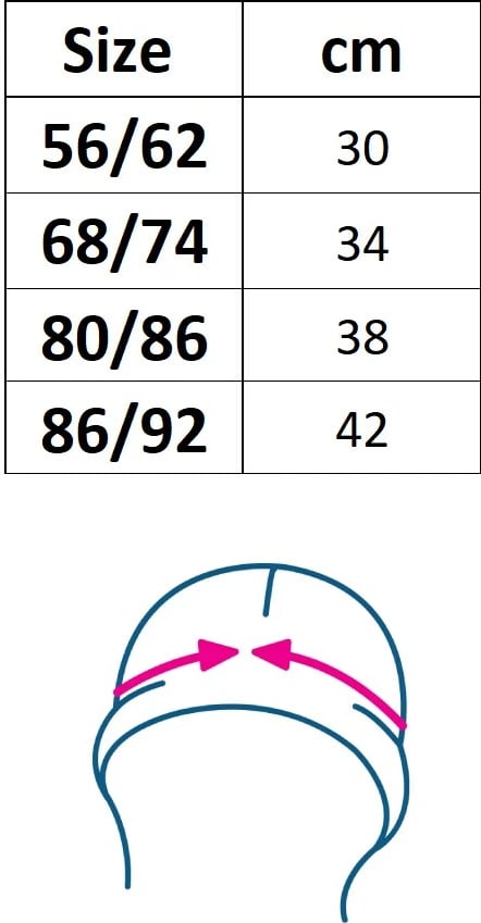 kapuç bebe, New Baby Luxury, pambuk 100%, madhësi 92/98, gri