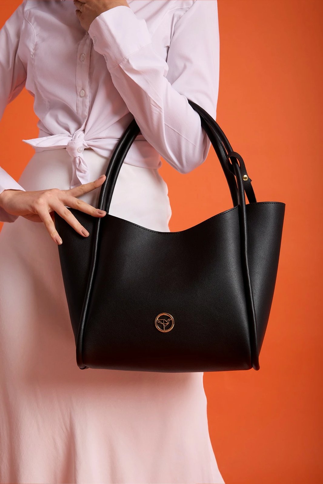 Çantë krahu Zoozie Bags, Athinë, e zezë