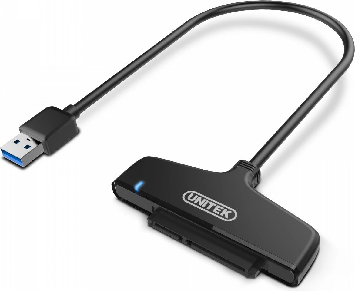 Adapter Unitek Y-1096 USB 3.0 në SATA III për HDD/SSD 2.5", i zi