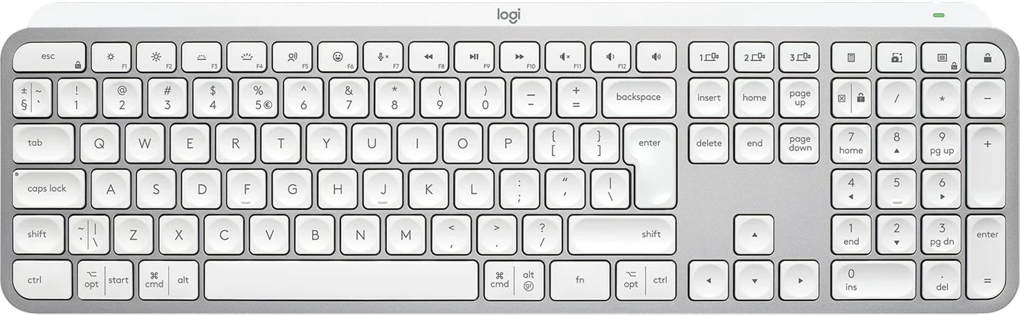 Tastierë Logitech Master MX Keys S, wireless, full-size, gri