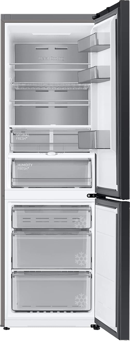 Frigorifer kombinë Samsung RB34C7B5DS9/EF BESPOKE, modul i rregullueshëm, 600 mm thellësi standard, Inox