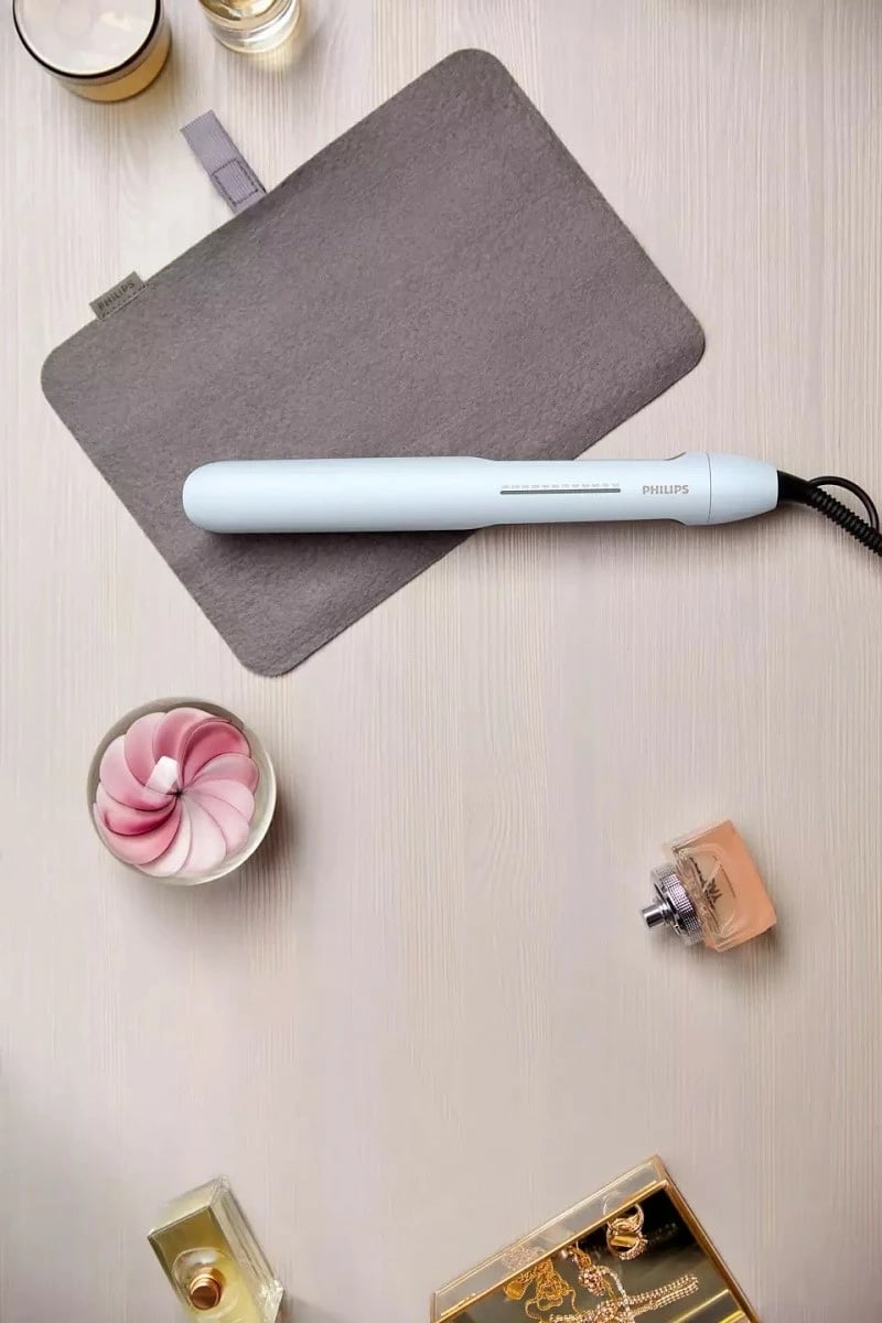 Hekur flokësh Philips 5000 Series BHS520/00, jonizim i dyfishtë, pllaka qeramike, Azure