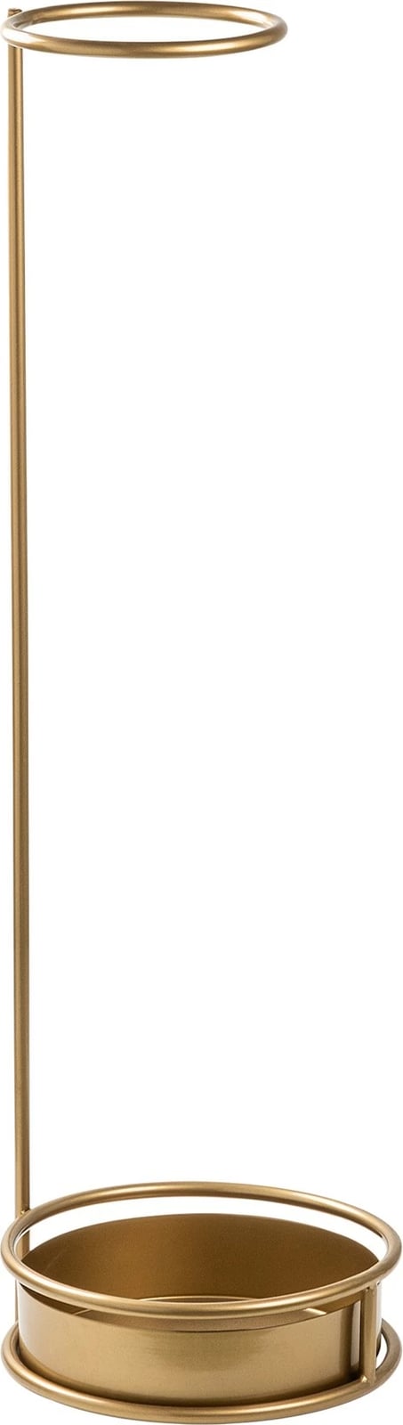 Stendë për çadra, dizajn Aberto, ngjyrë ari, 22x22x75cm