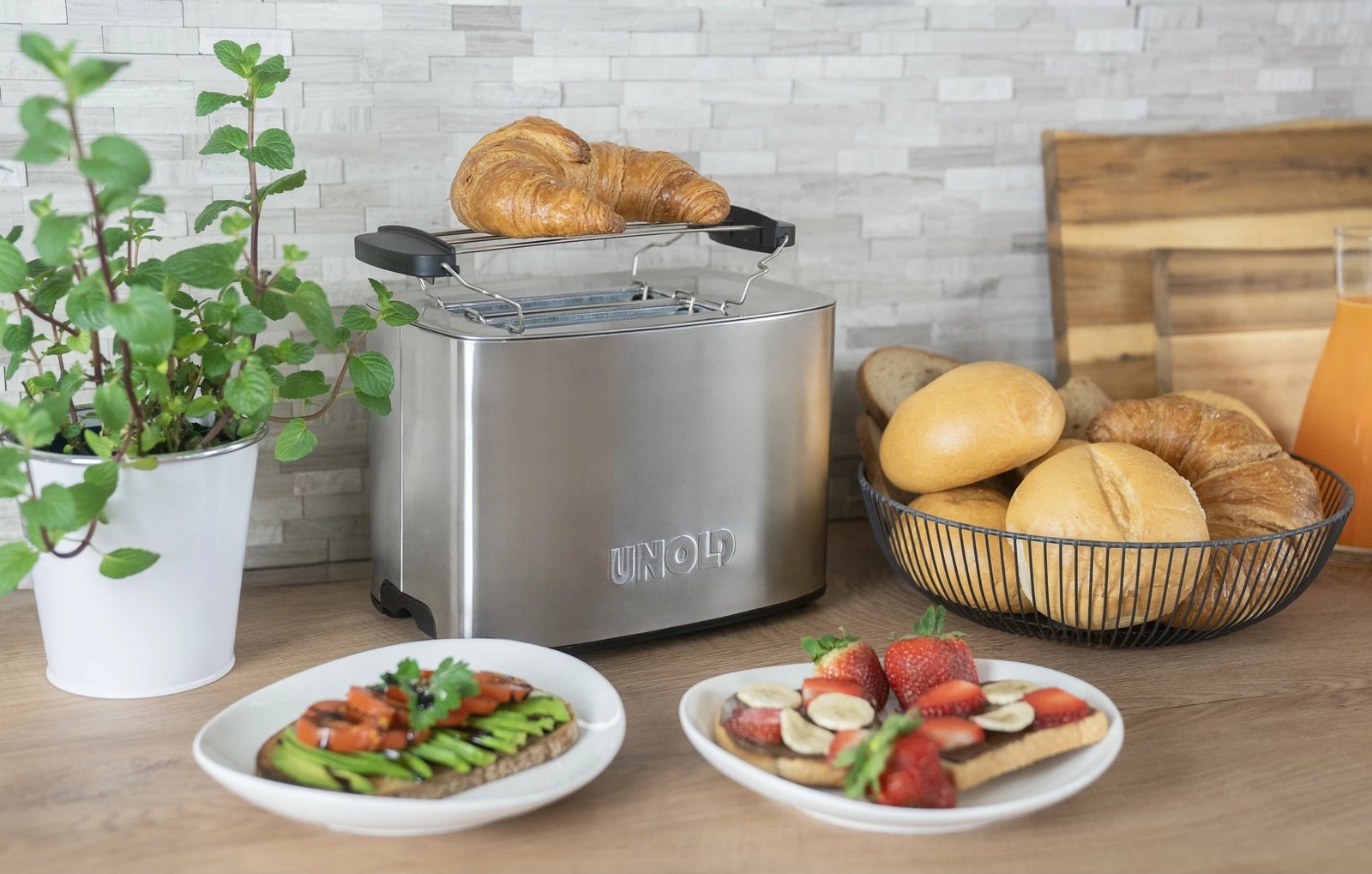 Toaster UNOLD Tom 38266, 4 feta, Inox, 1200 W, E zezë