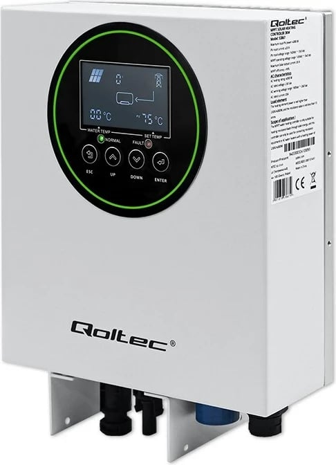 Inverter solar Qoltec ECO Boost 3kW/4kW, i bardhë