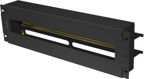 Panel shpërndarës rryme Lanberg 3U 19 inch me shinë DIN TS-35, zi