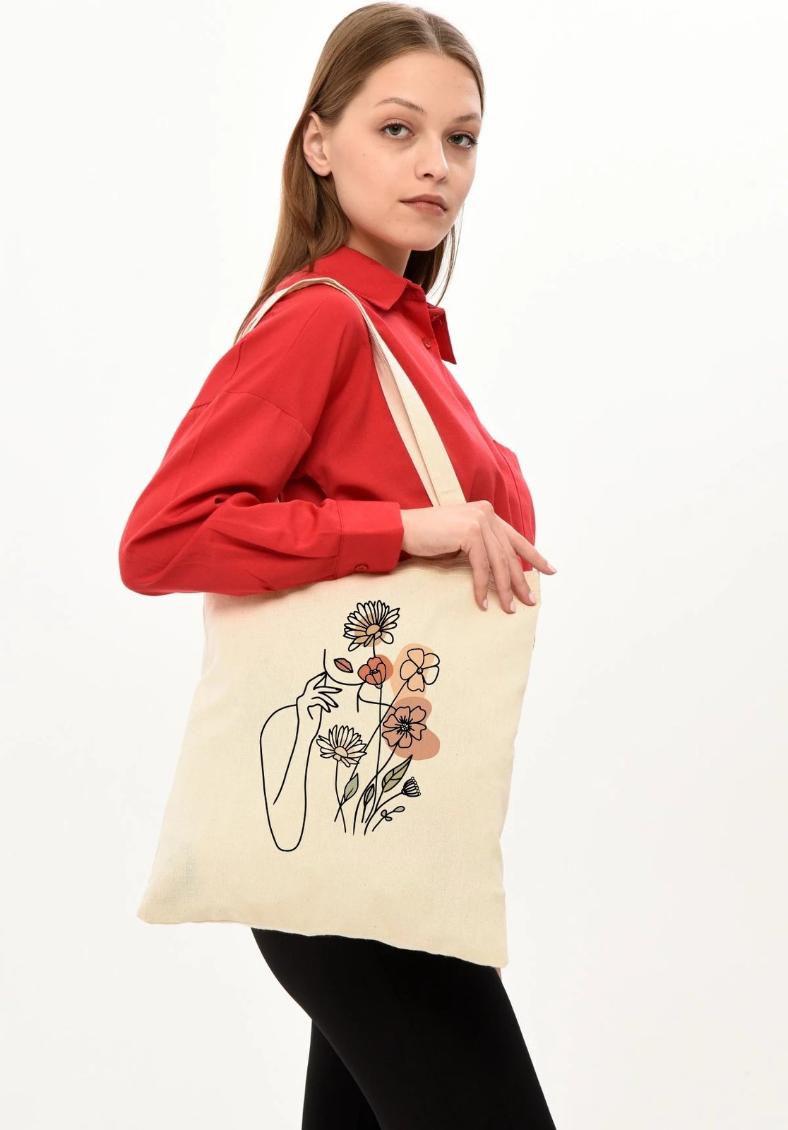 Çantë tote Zoozie Bags, krem, 0872