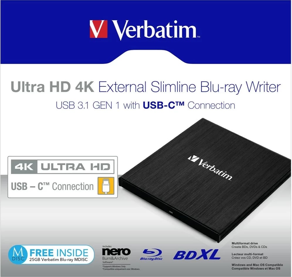 Disk optik Verbatim 43888, Blu-Ray DVD Combo, i zi