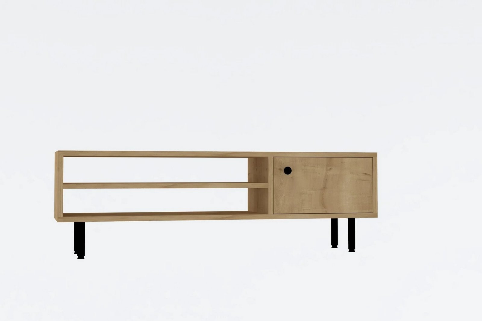 Konsolë TV Hanah Home, ngjyrë lis Sapphire Oak, 120x38x30cm Konsolë TV Hanah Home, ngjyrë lis Sapphire Oak, 120x38x30cm