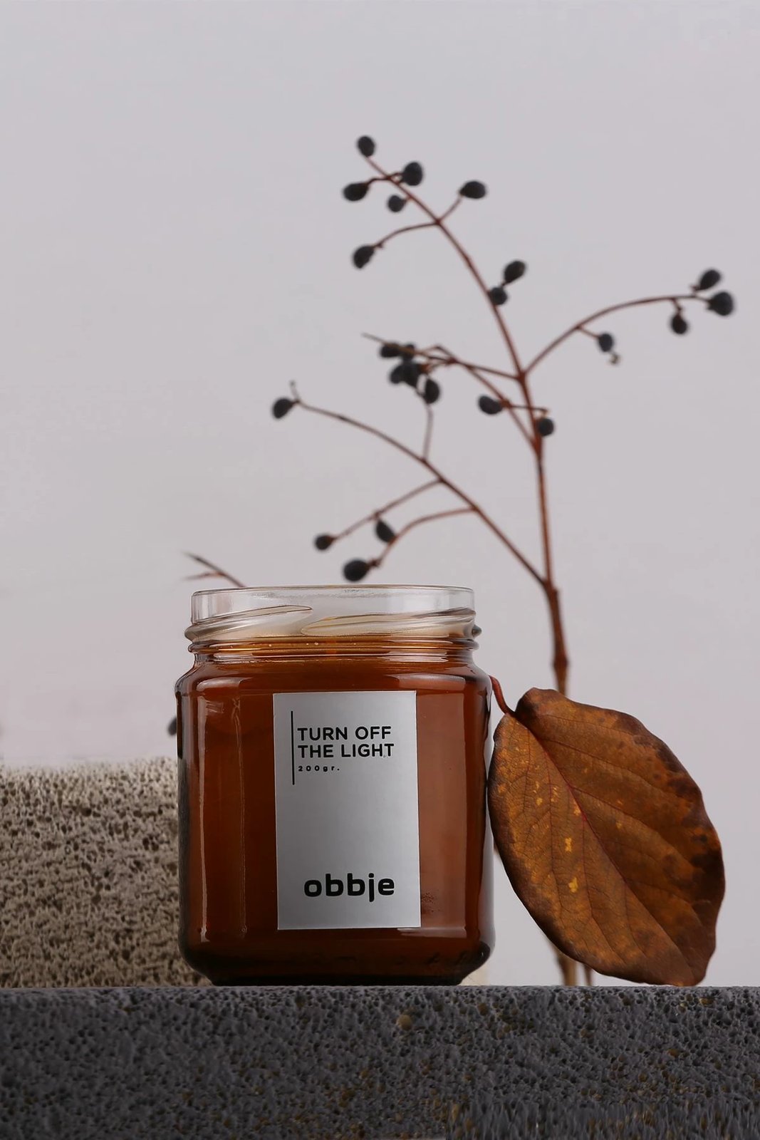 Qiri aromatik, ngjyrë amber, Turn of The Light, Evila Originals