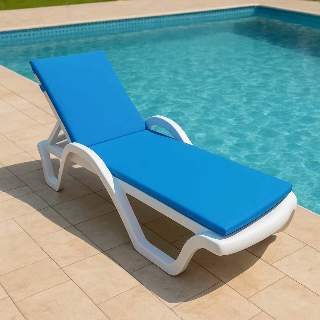 Jastëk për shezlong, ngjyrë turquoise, Atelier del Sofa, Sunny