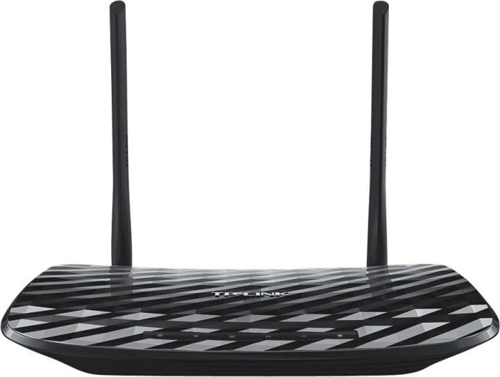 Router, TP-Link Archer C24, 480Mbps, me antena të jashtme, e zezë