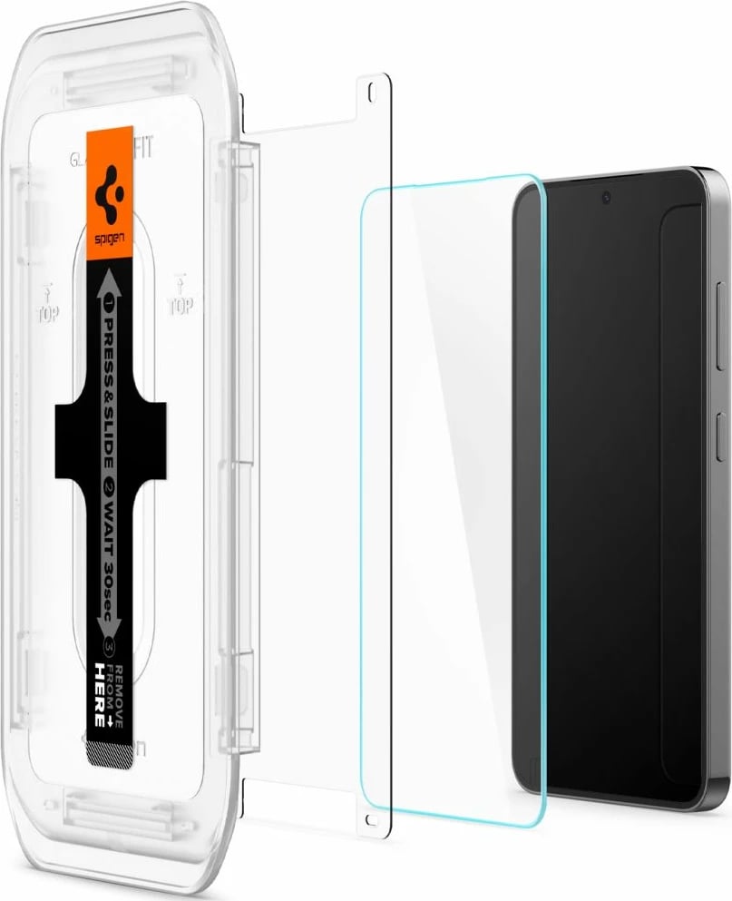 Xham i fortë mbrojtës Spigen Glas.tR EZ Fit për Samsung Galaxy S24/S25, 2 copë