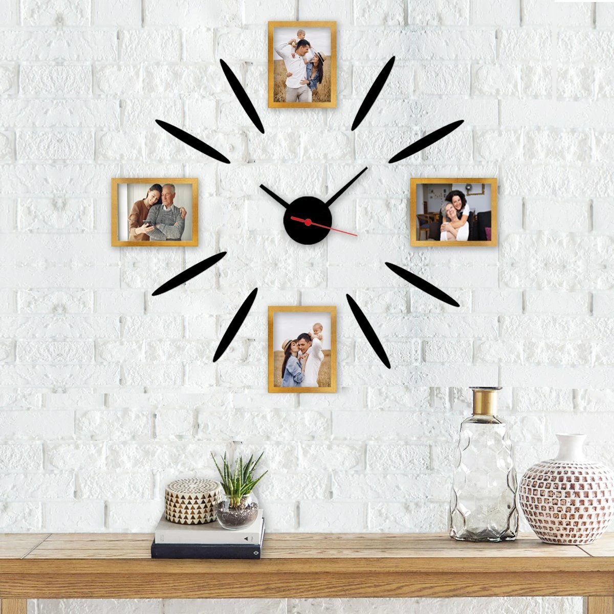 Orë dekorative muri MDF, Wallity, ACS04, shumëngjyrëshe, 50x50cm