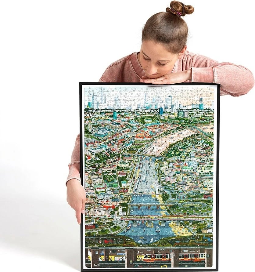 Puzzle CzuCzu Puzzlove City Warsaw 1000 pjesë
