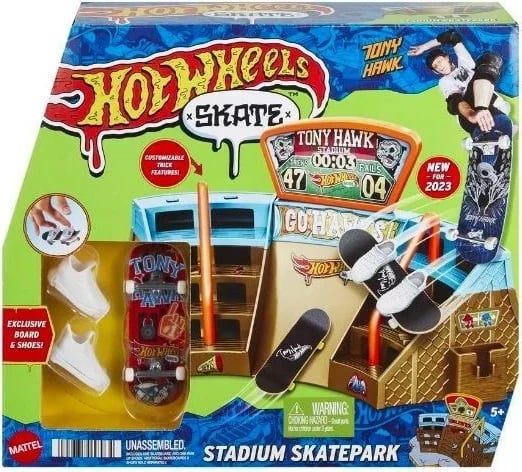 Set lodrash Hot Wheels Skate Stadium Skatepark, pa emër, HPG34