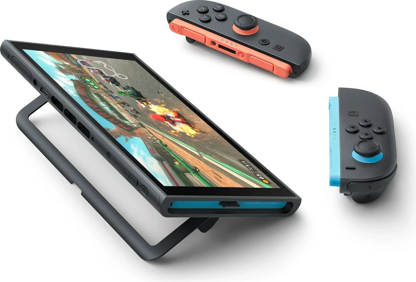 Konzolë portabile Nintendo Switch 2 me Mario Kart World, 256 GB, Ekran 7.9", e zezë Konzolë portabile Nintendo Switch 2 me Mario Kart World, 256 GB, Ekran 7.9", e zezë