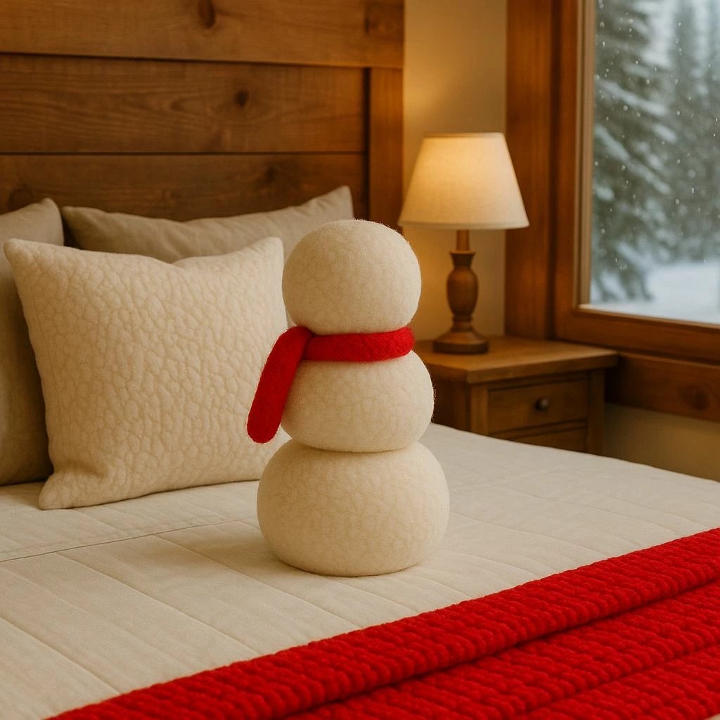 Jastëk dekorativ Evila Originals, Kardan Adam, i kuq