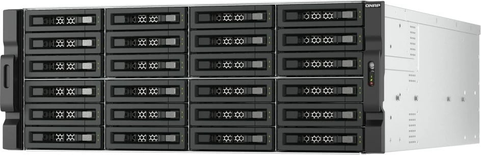 Kasë zgjeruese QNAP TL-R2400PES-RP, 24 vende, 4U, PCIe, SATA, e zezë