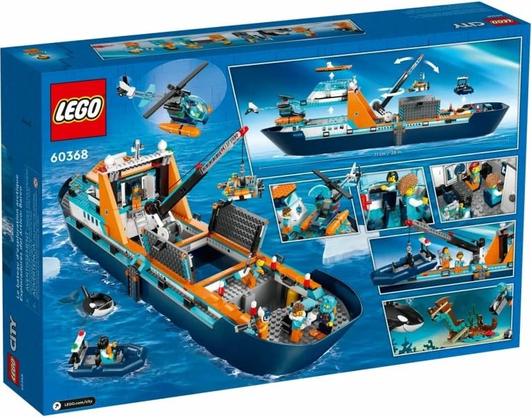 Set lego City për fëmijë, Arctic Explorer Boat