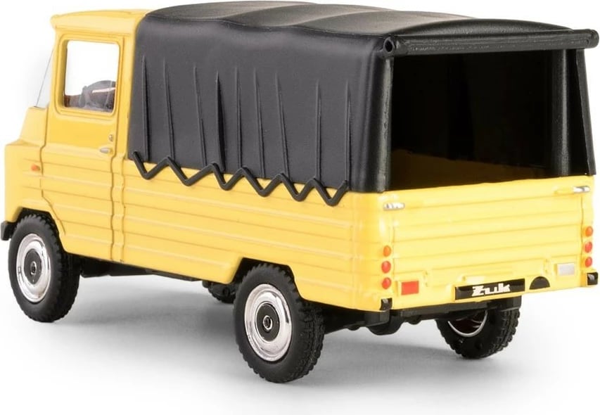 Kamion lodër Daffi Żuk K-550, metal/plastik, 1:43, verdhë/zi