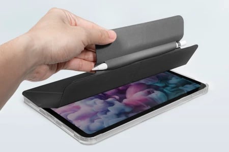 Mbështjellës LAUT Huex Folio me mbajtës për Apple Pencil për iPad 10.9" (10 gen.), Zi