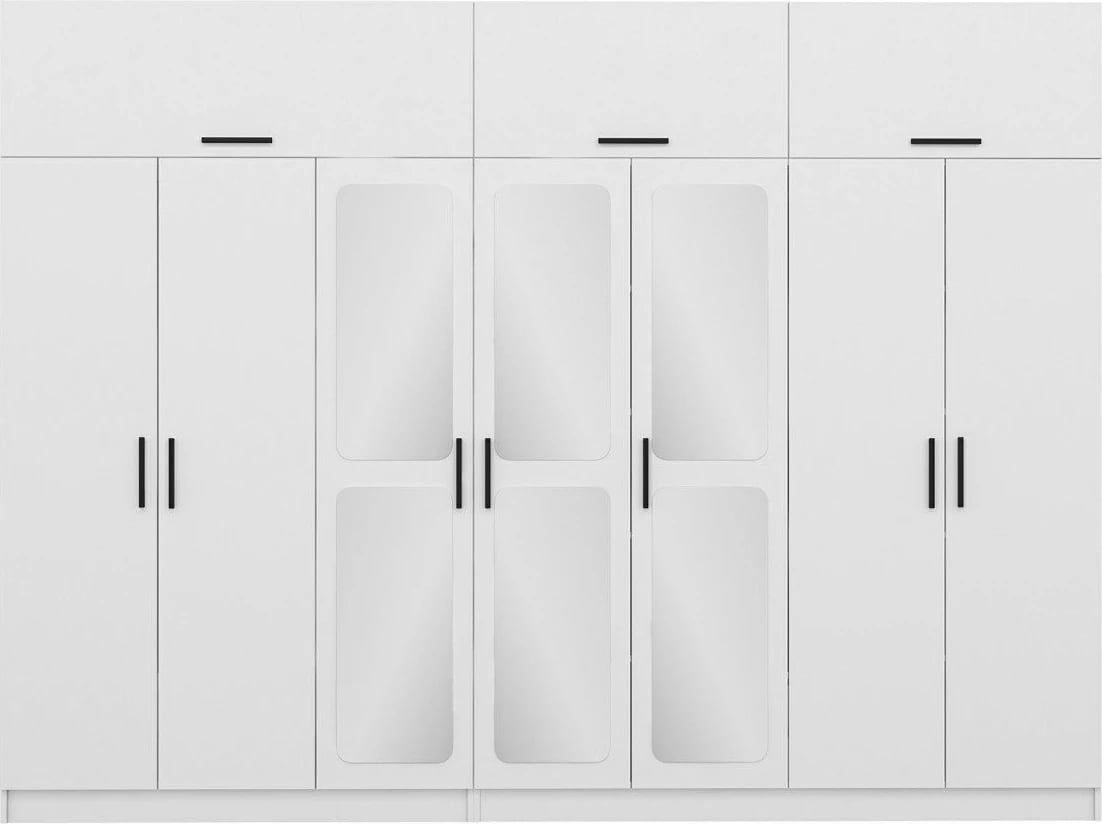 Dollap Skye Decor, ngjyrë e bardhë, Kale - 3103