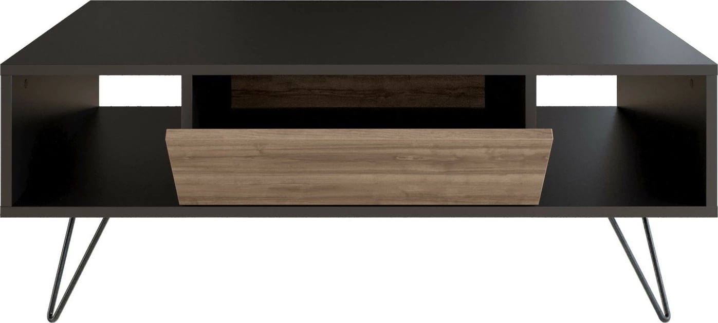 Tavolinë kafeje Hanah Home, Mistico, e zezë dhe arre