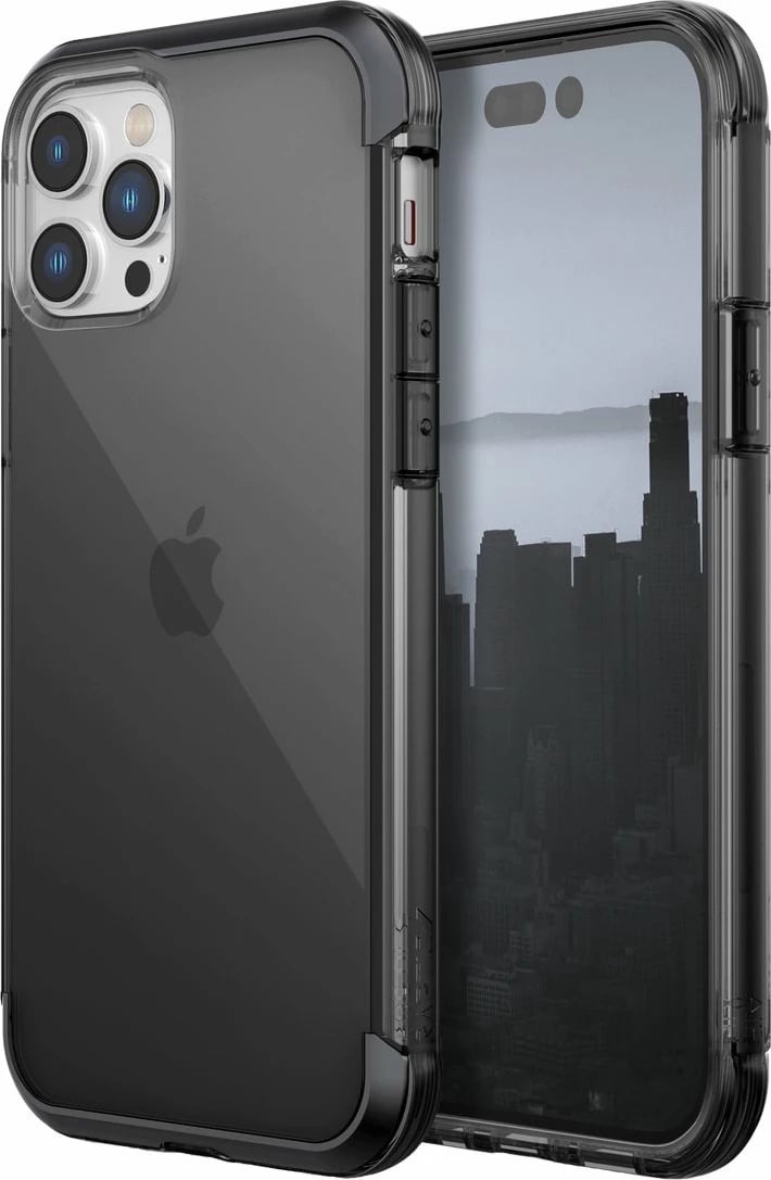 Mbështjellës Raptic X-Doria Air për iPhone 14 Pro Max, i blinduar, i zi