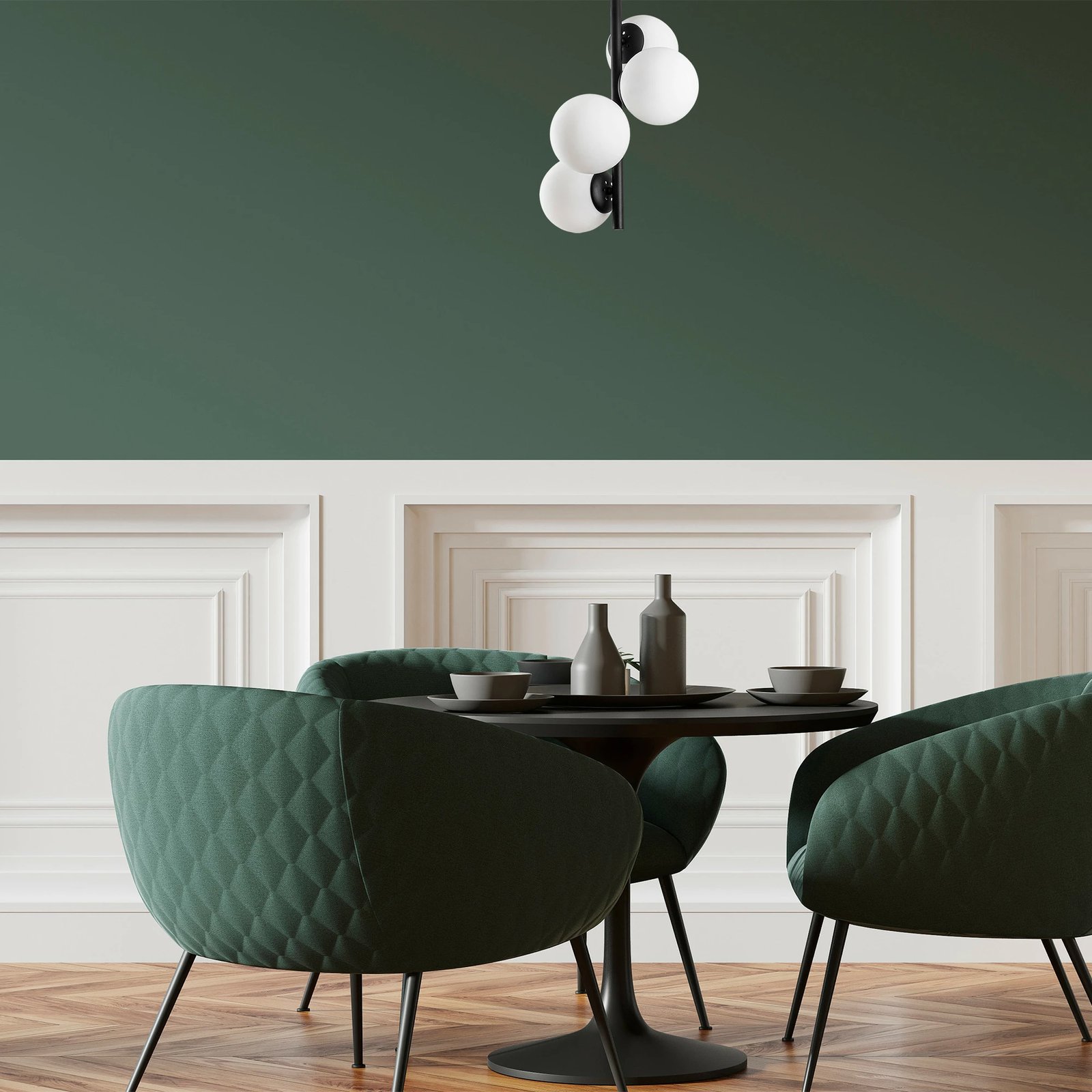 Llambë tavani industriale Opviq, Faze-NT-139, e zezë