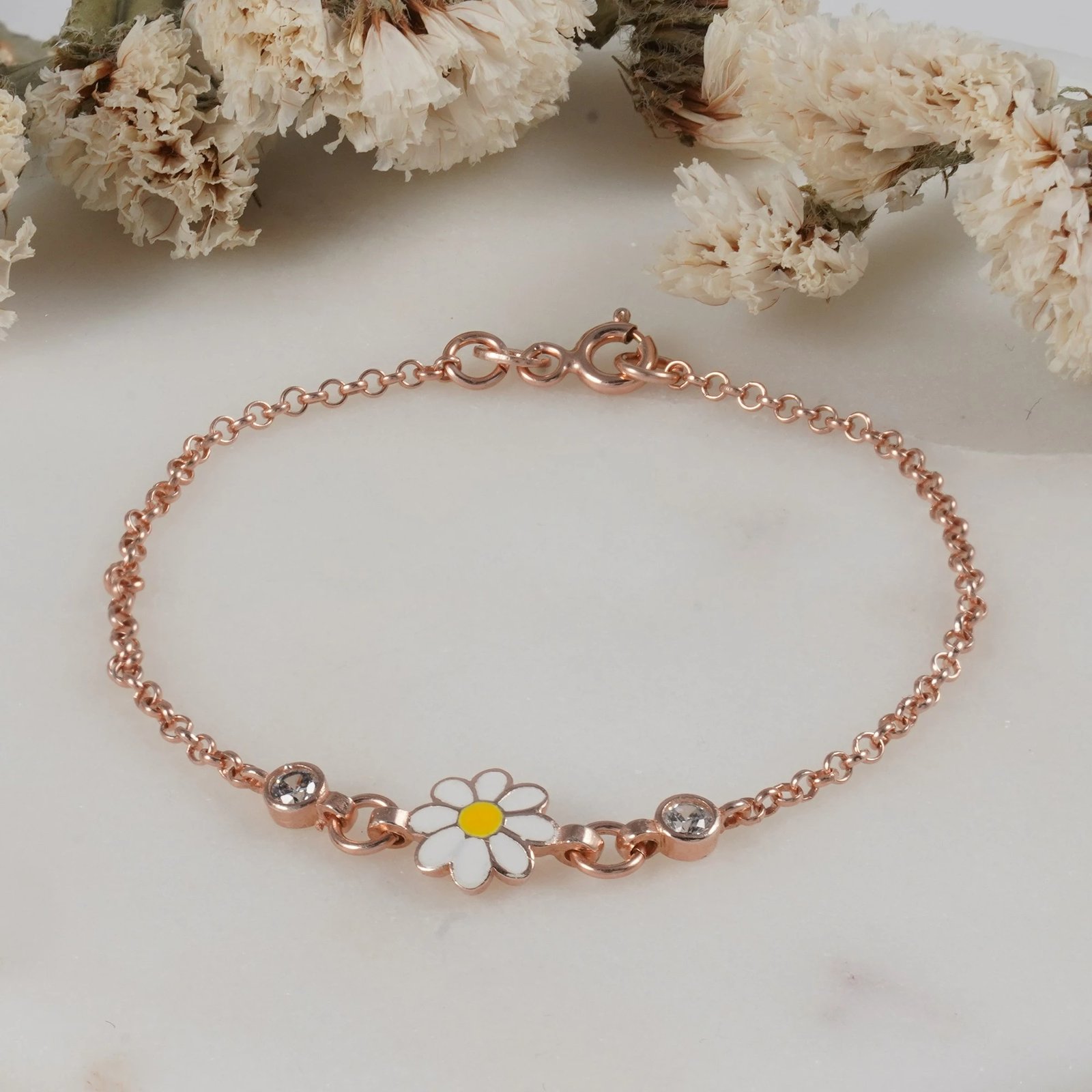 Byzylyk argjendi, ngjyrë rozë ari, Jumeon, 10994ROS