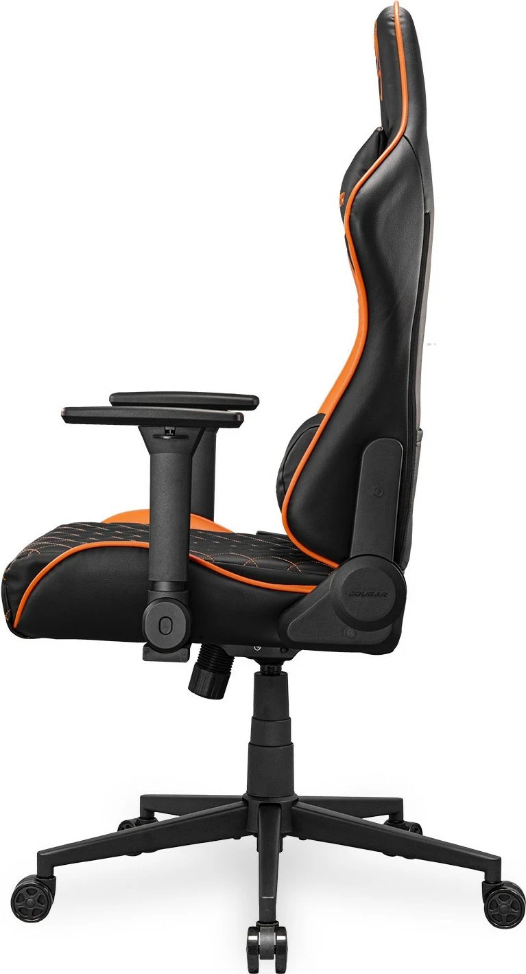 Karrige gaming Cougar Armor One V2, e zezë/portokalli