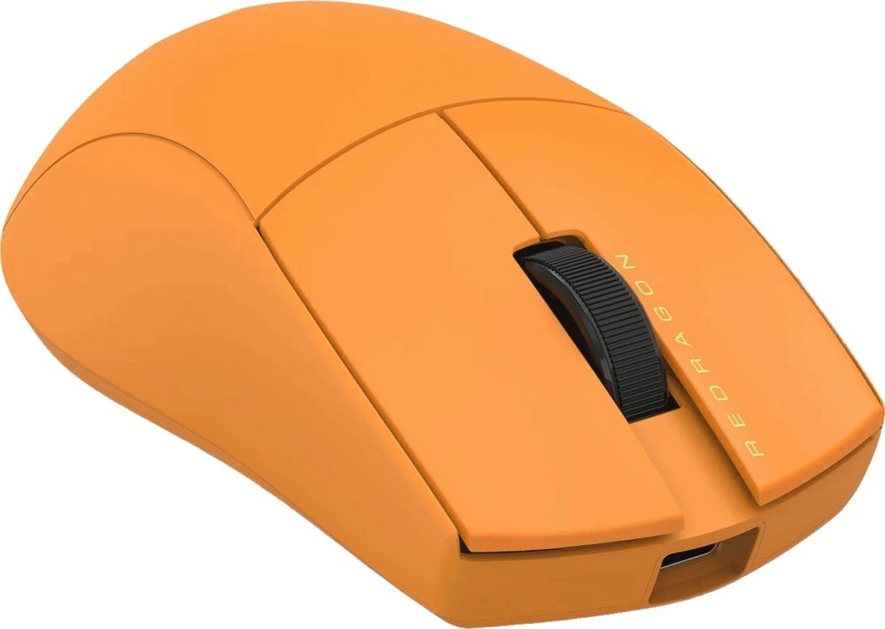 Maus Redragon King Ultra M916OB-ULT, wireless/wired, 30000 DPI, i verdhë