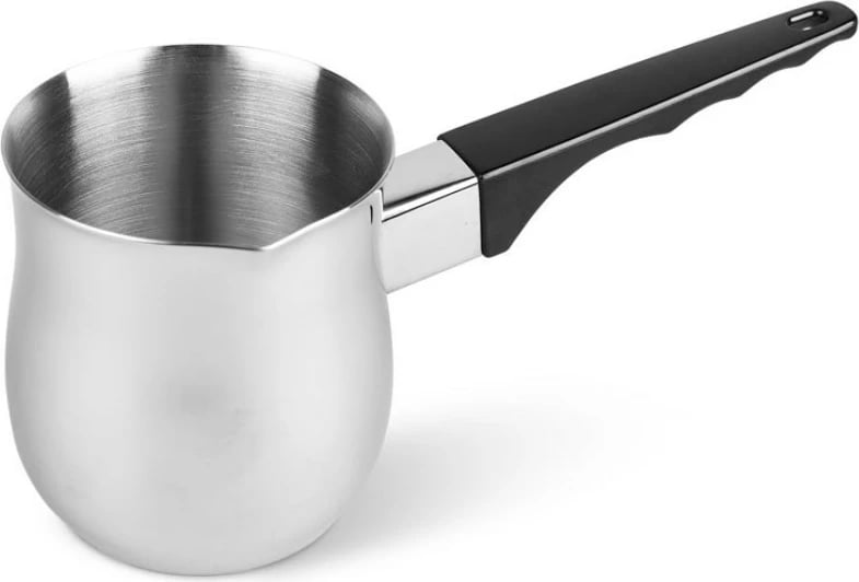 Xhezve për kafe turke, Feel-Maestro, MR-1661-3, 300 ml, çelik inoks, e zezë/argjendtë