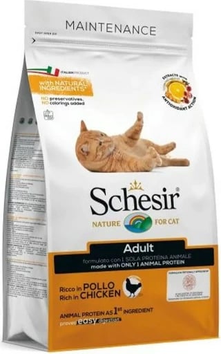 Ushqim për mace Schesir, 1.5 kg