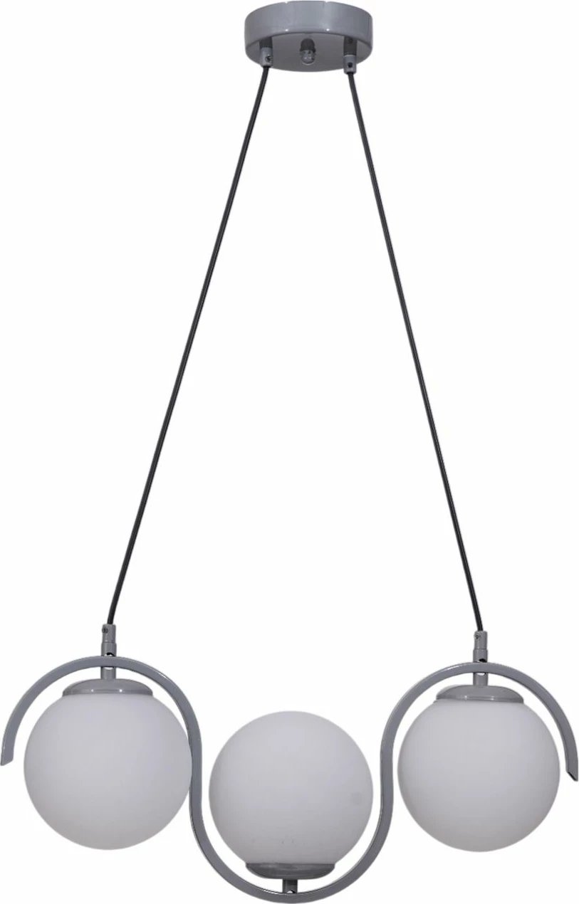 Llambadar Opviq, 9011-5, ngjyrë e bardhë dhe gri