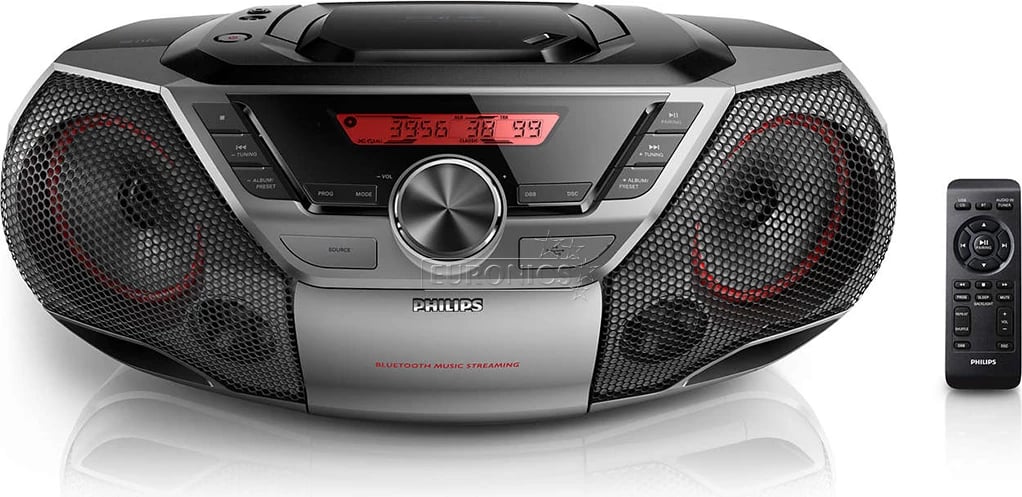 CD RADIO PHILIPS AZ700T/12 | CD FM BLUETOOTH NFC BASS AUX SILVER